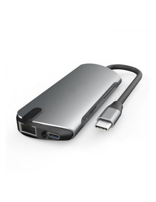 Hub USB Apple Next One USB-C Pro, 3x USB, 1x HDMI, 1x RJ45, Spatial Grey Apple - 1
