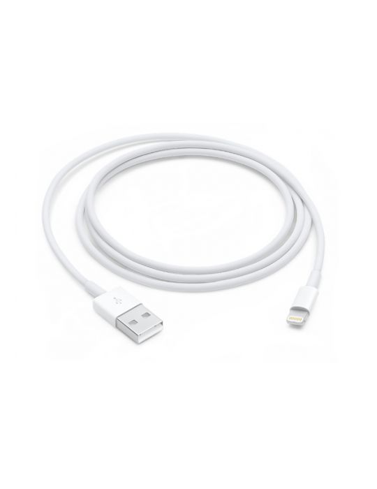 Cablu de date Apple, USB - Lightning, 1m, White Apple - 1