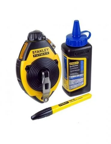 Stanley 0-47-681 Set sfoara de trasat Fatmax 30m creta albastra si marker negru Stanley - 1 - Tik.ro