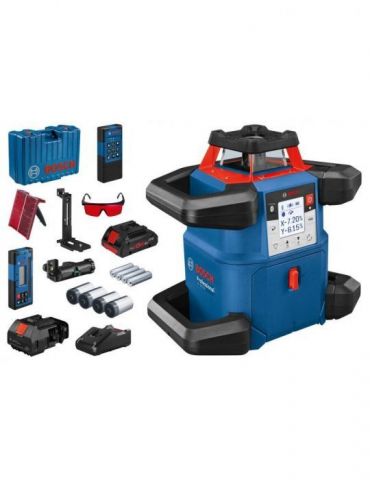 Bosch GRL 600 CHV + LR 60 + RC 6 Nivela laser rotativa orizontal/vertical (600 m) + Receptor si telecomanda Bosch - 1