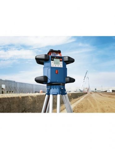 Bosch GRL 600 CHV + BT 170 HD + GR 240 Nivela laser rotativa 60m receptor 600m precizie 0.05mm/m orizontal 0.1mm/m vertical Bosc