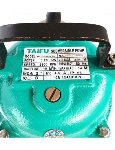 Taifu WQD5-15-075 Pompa submersibila apa murdara 750W 300L/min Taifu - 1