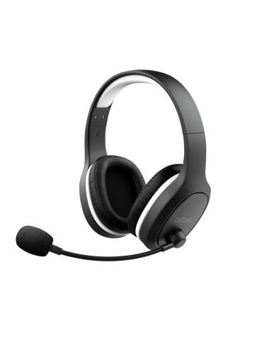 Trust GXT 391 Thian Căști Prin cablu & Wireless Bandă de fixare pe cap Gaming USB tip-C Negru, Alb