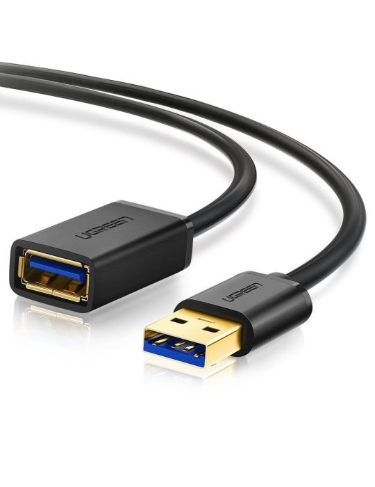 Ugreen 10368 cabluri USB 1 m USB 3.2 Gen 1 (3.1 Gen 1) USB A Negru