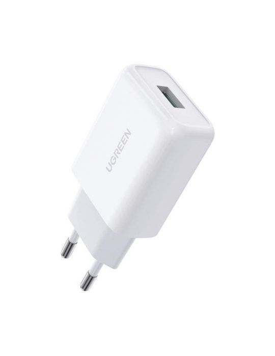 Ugreen 10133 încărcătoare pentru dispozitive mobile Smartphone Alb USB Încărcare rapidă De interior