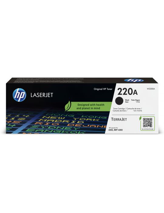 HP Cartuş de toner LaserJet original 220A Negru
