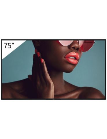 Sony FW-75BZ40L Afișaj Semne Panou informare digital de perete 190,5 cm (75") LCD Wi-Fi 700 cd m² 4K Ultra HD Negru Android 24 7 - Tik.ro