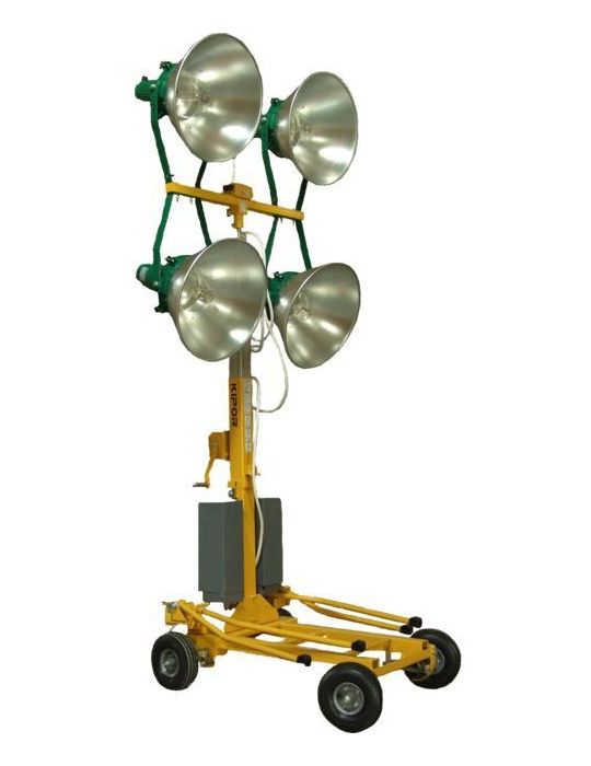Kipor KLJ 1000-4 turn de iluminat 4x1000W halogen telescopic Kipor - 1