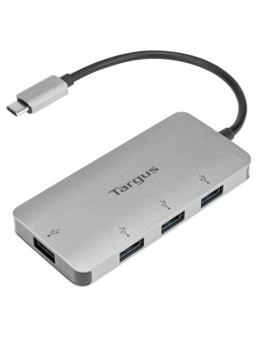 Targus ACH226EU hub-uri de interfață USB 3.2 Gen 1 (3.1 Gen 1) Type-C 5000 Mbit s Argint - Tik.ro
