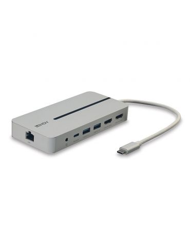 Lindy 43360 stații de andocare și replicatoare de porturi pentru calculatoare portabile Prin cablu USB 3.2 Gen 1 (3.1 Gen 1)