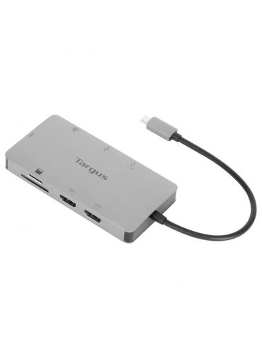 Targus DOCK423EU stații de andocare și replicatoare de porturi pentru calculatoare portabile Prin cablu USB 3.2 Gen 1 (3.1 Gen
