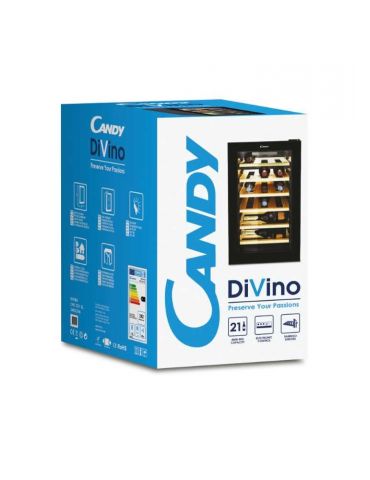 Candy DiVino CWCEL 210 De sine stătător Negru 21 sticlă(sticle)