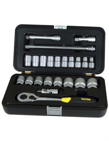 Stanley 1-94-671 Trusa 23 piese tubulare 1/2 in sistem metric Stanley - 1 - Tik.ro
