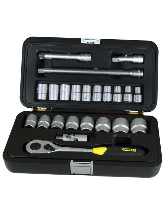 Stanley 1-94-671 Trusa 23 piese tubulare 1/2 in sistem metric Stanley - 1