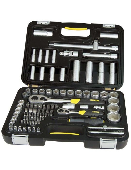 Stanley 1-94-668 Trusa 96 piese tubulare de 1/2 si 1/4 in sistem metric Stanley - 1