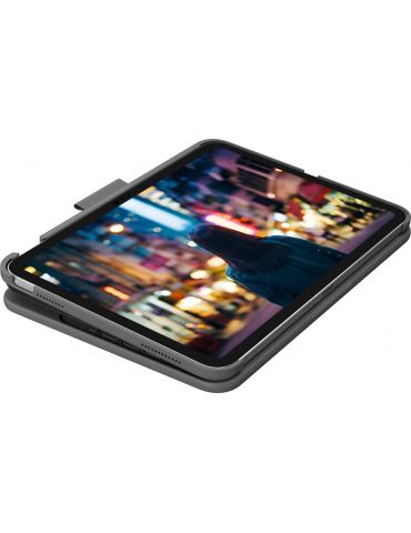 Logitech Slim Folio Gri Bluetooth QWERTY US Internațional