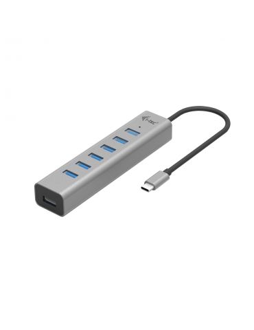 i-tec C31HUBMETAL703 hub-uri de interfață USB 3.2 Gen 1 (3.1 Gen 1) Type-C 5000 Mbit s Gri - Tik.ro