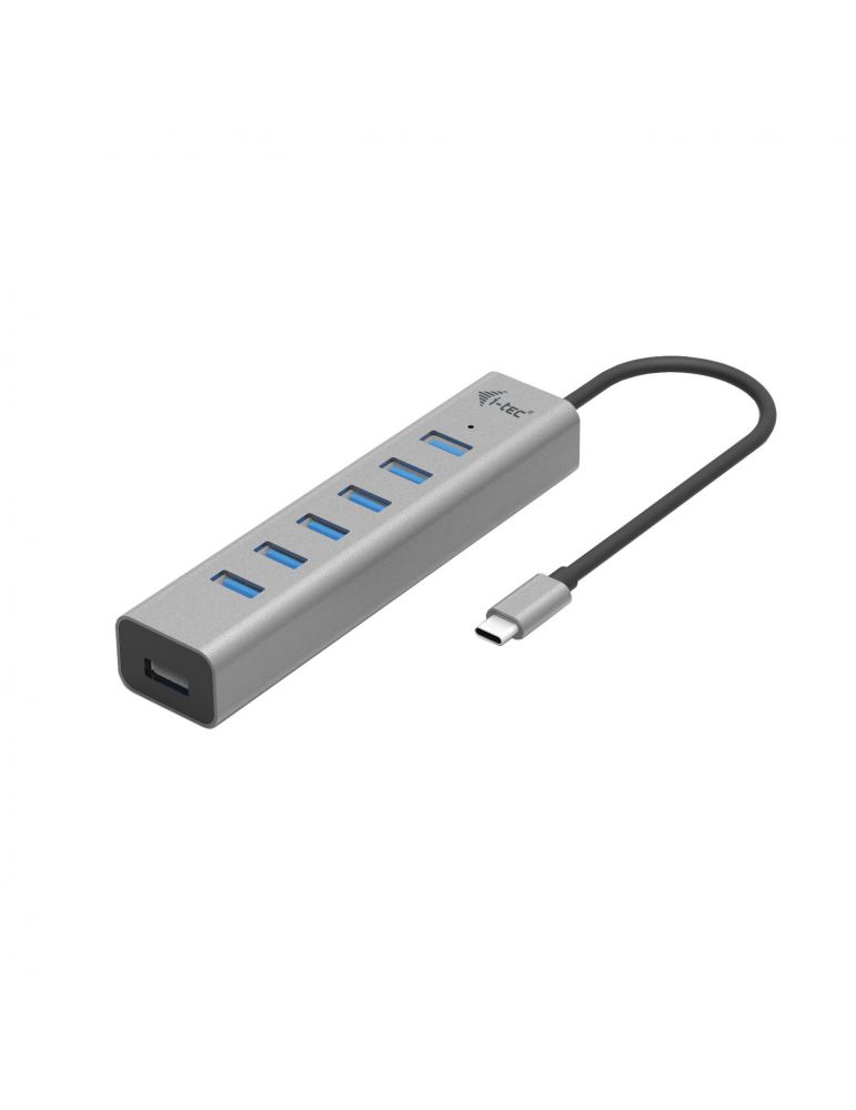 USB & FireWire Hubs i-tec C31HUBMETAL703 hub-uri de interfață USB 3.2 Gen 1 (3.1 Gen 1) Type-C 5000 Mbit/s Gri