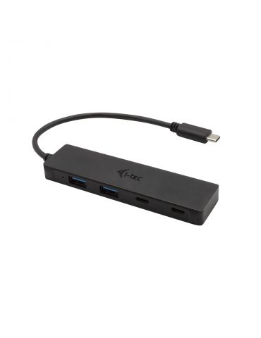 i-tec Metal C31HUBMETAL2A2C hub-uri de interfață USB 3.2 Gen 1 (3.1 Gen 1) Type-C 5000 Mbit s Negru - Tik.ro