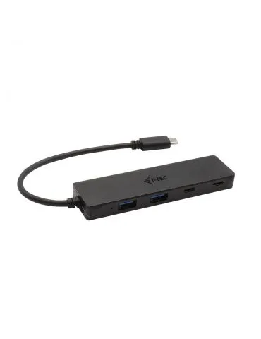 i-tec Metal C31HUBMETAL2A2C hub-uri de interfață USB 3.2 Gen 1 (3.1 Gen 1) Type-C 5000 Mbit s Negru