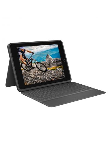 Logitech Rugged Folio Grafit Smart Connector AZERTY Franţuzesc - Tik.ro