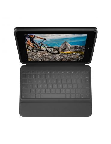 Logitech Rugged Folio Grafit Smart Connector AZERTY Franţuzesc
