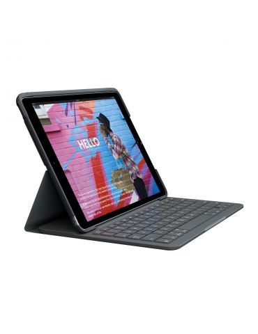 Logitech Slim Folio Grafit Bluetooth AZERTY Franţuzesc
