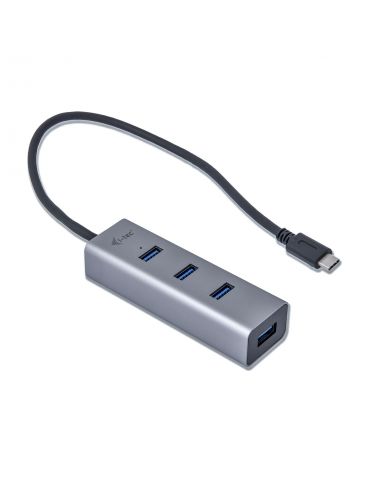 i-tec Metal C31HUBMETAL403 hub-uri de interfață USB 3.2 Gen 1 (3.1 Gen 1) Type-C 5000 Mbit s Gri