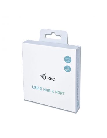 i-tec Metal C31HUBMETAL403 hub-uri de interfață USB 3.2 Gen 1 (3.1 Gen 1) Type-C 5000 Mbit s Gri