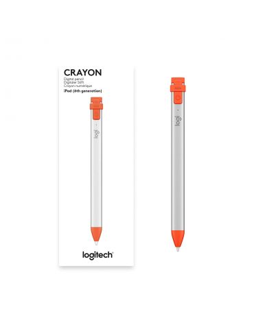 Logitech Crayon creioane stylus 20 g Portocală, Argint