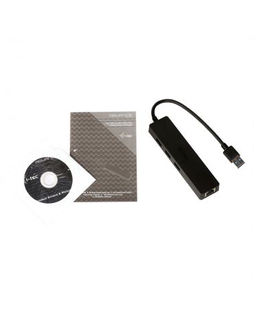 i-tec Advance U3GL3SLIM sloturi Negru