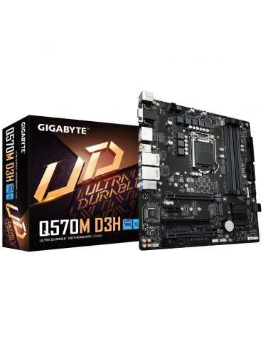 Gigabyte Q570M D3H (rev. 1.0) Intel Q570 Express LGA 1200 (Socket H5) micro-ATX