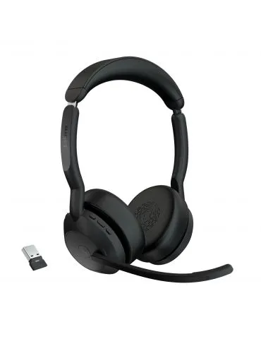 Jabra Evolve2 55 Căști Fără fir Bandă de fixare pe cap Birou Call center Bluetooth Stand de încărcare Negru - Tik.ro