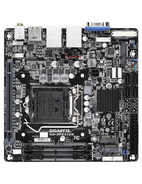 Gigabyte GA-IMB410N plăci de bază Intel H410 LGA 1200 (Socket H5) mini ITX