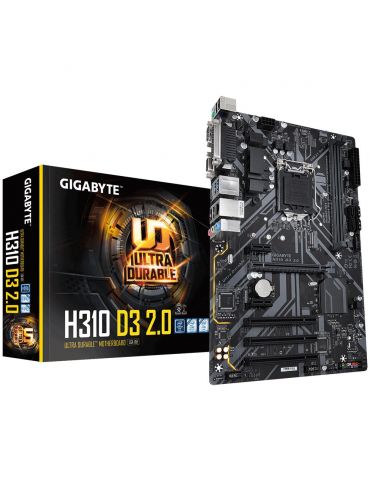 Gigabyte H310 D3 2.0 plăci de bază Intel H310 Express LGA 1150 (Mufă H4) ATX
