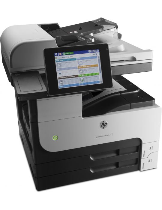 HP LaserJet Enterprise MFP M725dn, Alb-negru, Imprimanta pentru Afaceri, Imprimare, copiere, scanare, ADF de 100 de coli