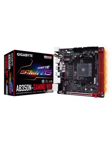 Gigabyte GA-AB350N-Gaming WIFI AMD B350 Mufă AM4 mini ITX