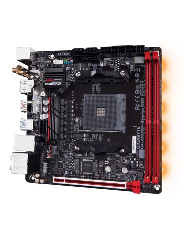 Gigabyte GA-AB350N-Gaming WIFI AMD B350 Mufă AM4 mini ITX
