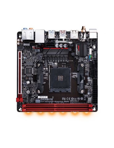 Gigabyte GA-AB350N-Gaming WIFI AMD B350 Mufă AM4 mini ITX