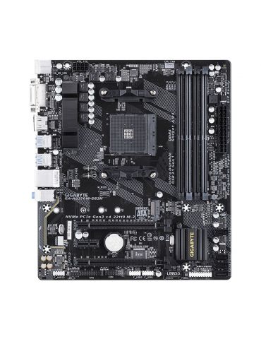 Gigabyte GA-AB350M-DS3H plăci de bază AMD X370 Mufă AM4 micro-ATX