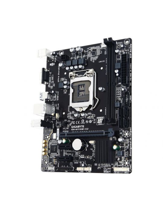 Gigabyte GA-H110M-S2 plăci de bază Intel® H110 LGA 1150 (Mufă H4) micro-ATX