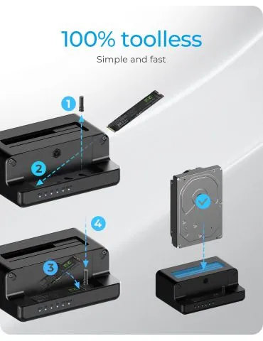 ICY BOX IB-2914MSCL-C31 USB 3.2 Gen 2 (3.1 Gen 2) Type-C Negru