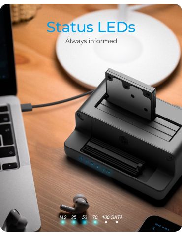 ICY BOX IB-2914MSCL-C31 USB 3.2 Gen 2 (3.1 Gen 2) Type-C Negru