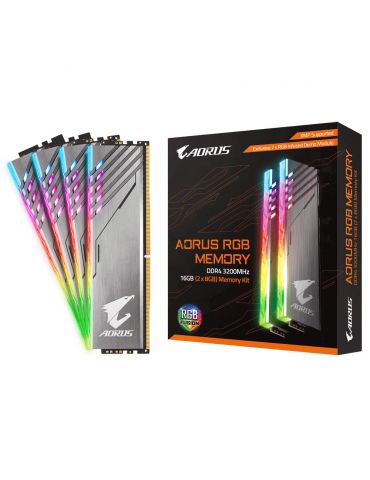 Gigabyte GP-AR32C16S8K2HU416RD module de memorie 16 Giga Bites 2 x 8 Giga Bites DDR4 3200 MHz - Tik.ro