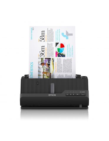 Epson ES-C320W Scanner ADF + alimentare cu coli 600 x 600 DPI A4 Negru - Tik.ro
