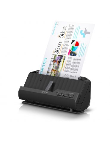 Epson ES-C320W Scanner ADF + alimentare cu coli 600 x 600 DPI A4 Negru