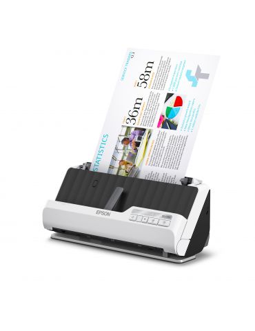 Epson DS-C490 Scanner ADF + alimentare cu coli 600 x 600 DPI A4 Negru, Alb