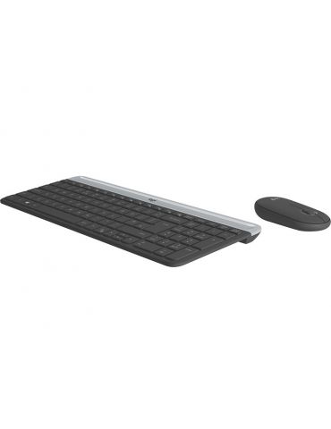 Logitech MK470 tastaturi Mouse inclus RF fără fir QWERTY Nordic Grafit