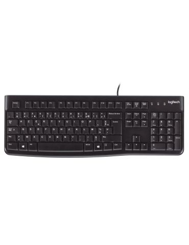 Logitech Keyboard K120 for Business tastaturi USB AZERTY Flamandă Negru - Tik.ro