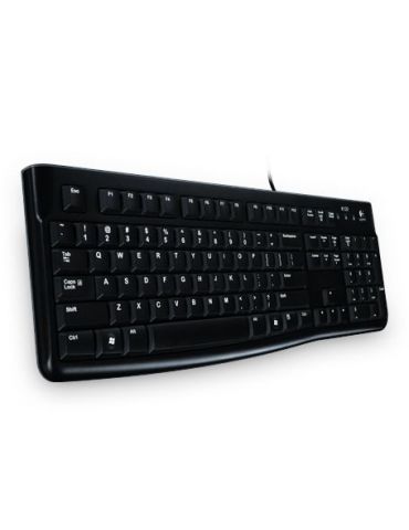Logitech K120 Corded Keyboard tastaturi USB QWERTY Estoniană Negru - Tik.ro